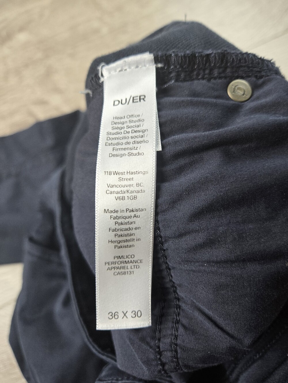 Duer Mens Denim Pants 36x30 N2x Slim Fit - Picture 4 of 16